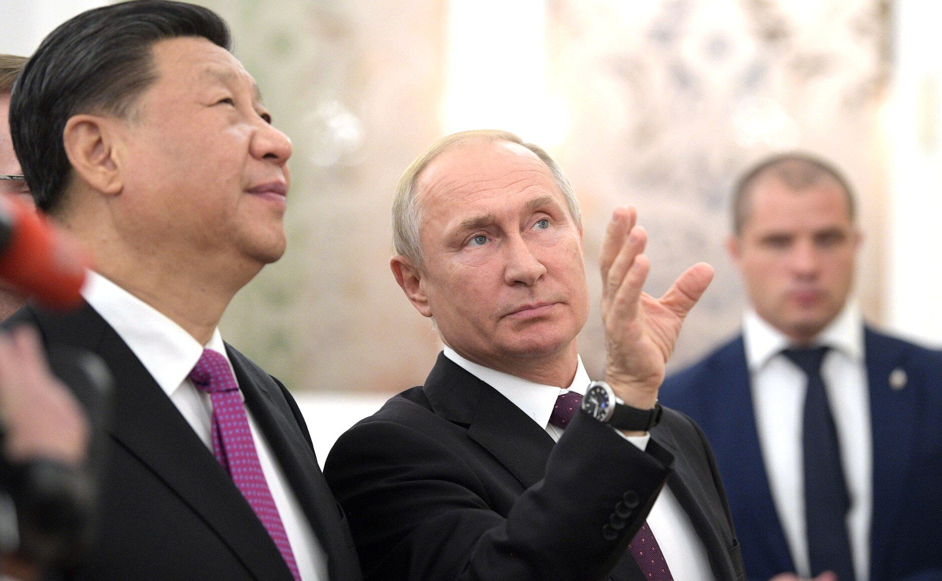 putin sa rozpráva so si ťin pchingom