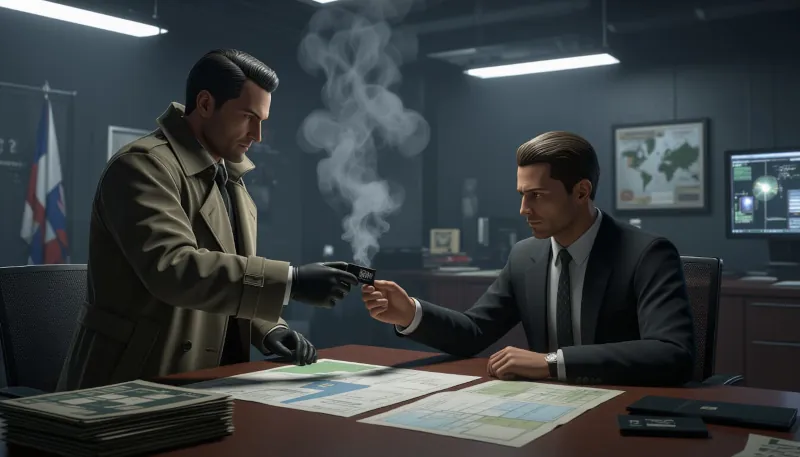 Spravodajská hra je špeciálna operácia s cieľom vyprovokovať protivníka ku konaniu v prospech služby, ktorá hru uskutočňuje. Spravidla využíva podsunutie agenta, ktorý sa ponúka konkurenčnej výzvednej ustanovizni. Predovšetkým ide o zisťovanie, ako cudzia služba zareaguje, aké sú jej hlavné záujmy, jej prostriedky spojenia, kde má konšpiračné byty, aké používa šifry, kódy atď.