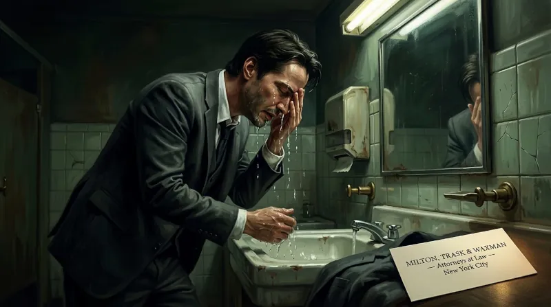 Príbeh začína na toalete súdu v Gainesville na Floride. Kevin Lomax si umýva tvár a pozerá sa do zrkadla. Vie, že jeho klient je vinný zo sexuálneho zneužívania študentky. Napriek tomu v ňom zvíťazí ambícia opäť raz vyhrať spor. Kevin prípad aj vyhrá a okamžite dostáva ponuku, ktorá sa neodmieta – prácu v elitnej právnickej firme v New Yorku pod vedením charizmatického Johna Miltona.