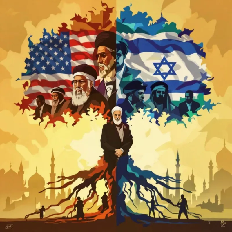 Cieľom USA a Izraela je zničiť „šíitsku os“, jedinú skutočnú bariéru Izraela, ktorá mu bráni zabrať všetky arabské územia „od rieky [Níl] po [Arabské] more“.